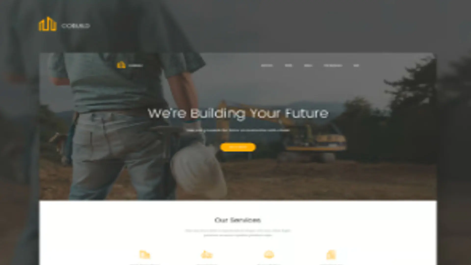 Cobuild - Construction Landing Page Html Template