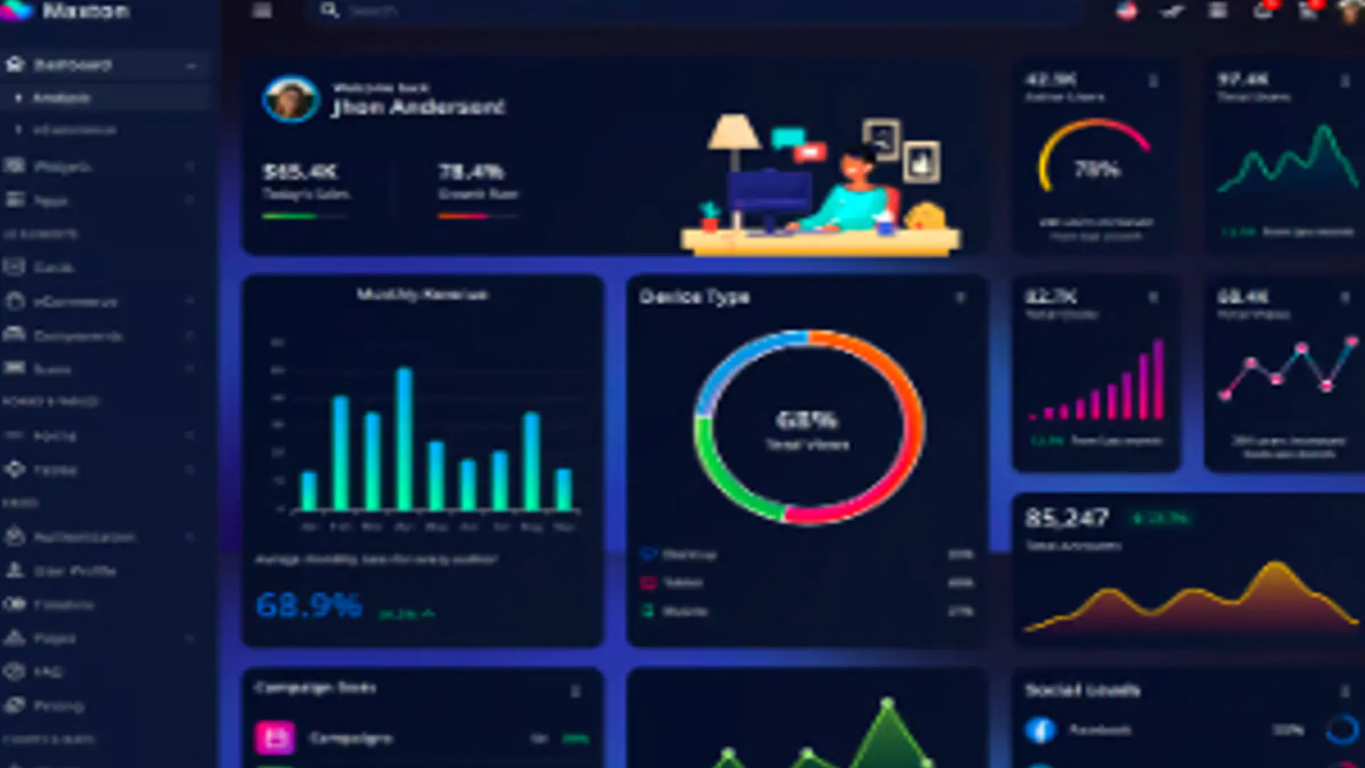 Maxton - Bootstrap 5 Admin Dashboard Template