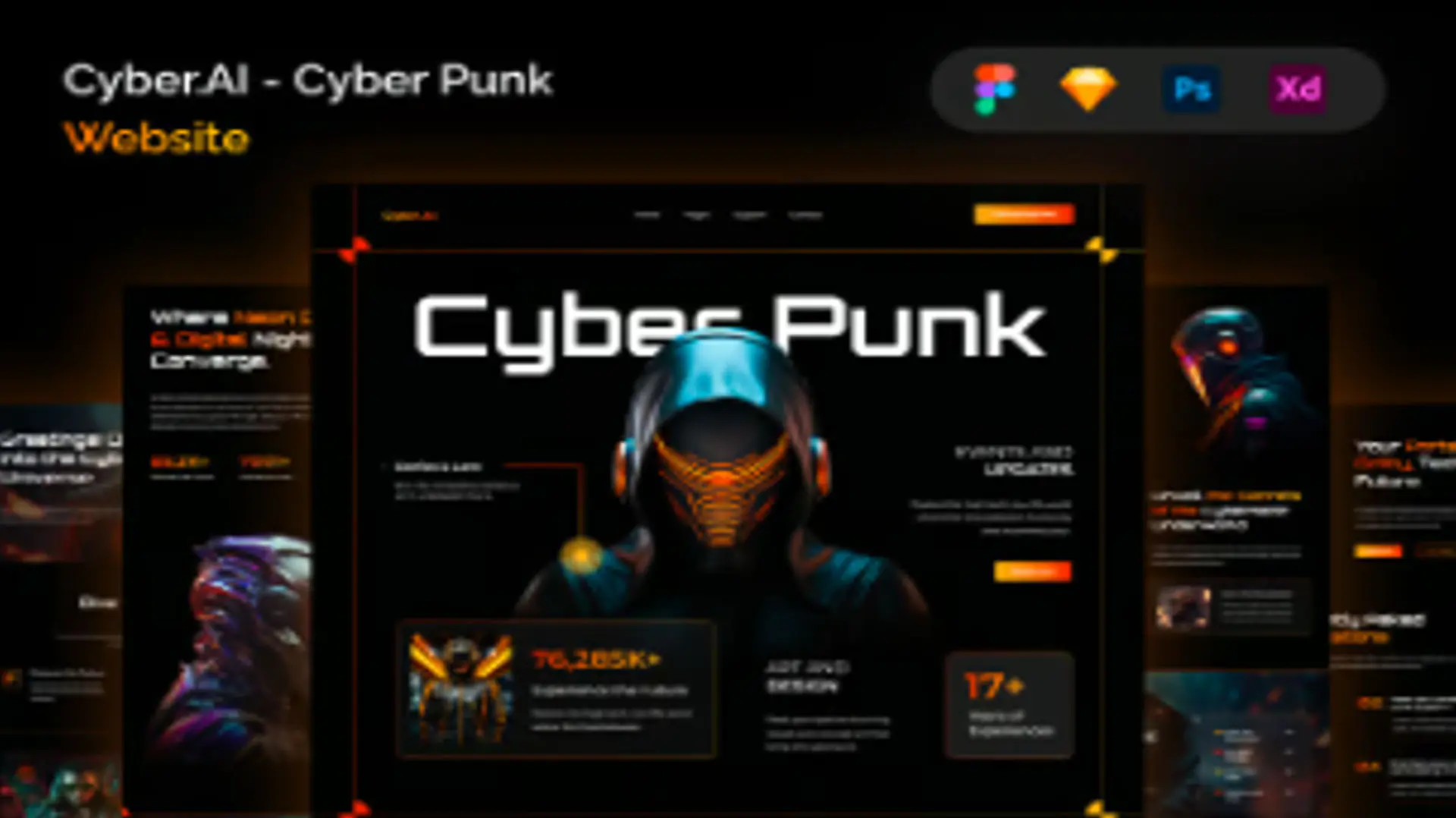 Cyber.AI - Cyber Punk Website