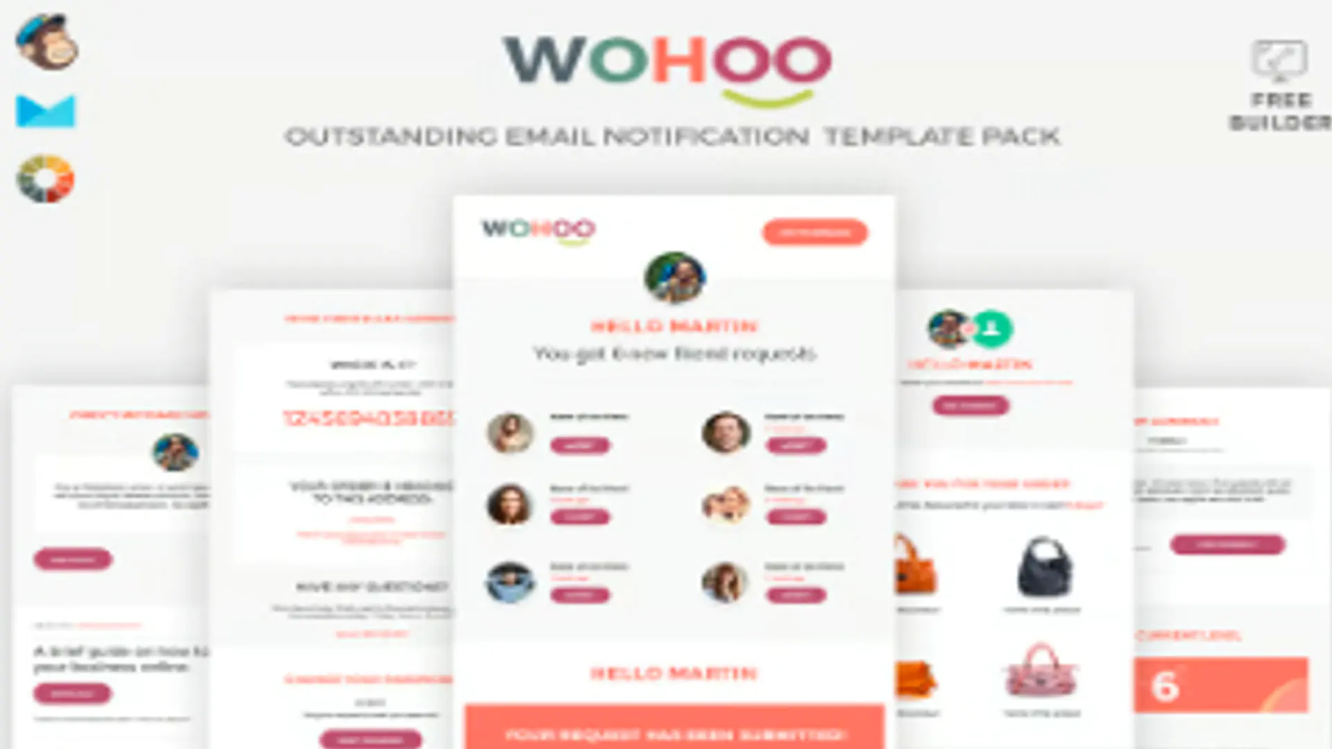 WOHOO - Beautiful Email Notifications Template